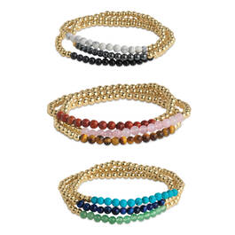 ASPIRE Gemstone Stretch Bracelet Set 12250 0010 a main