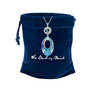 Shimmering Personalized Crystal Initial Pendant 12165 0014 g giftpouch