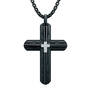 Black Ice Diamond Cross For My Son 10710 0018 b front