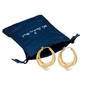 Absolute Elegance Diamond Pearl Hoops 10717 0011 g gift pouch