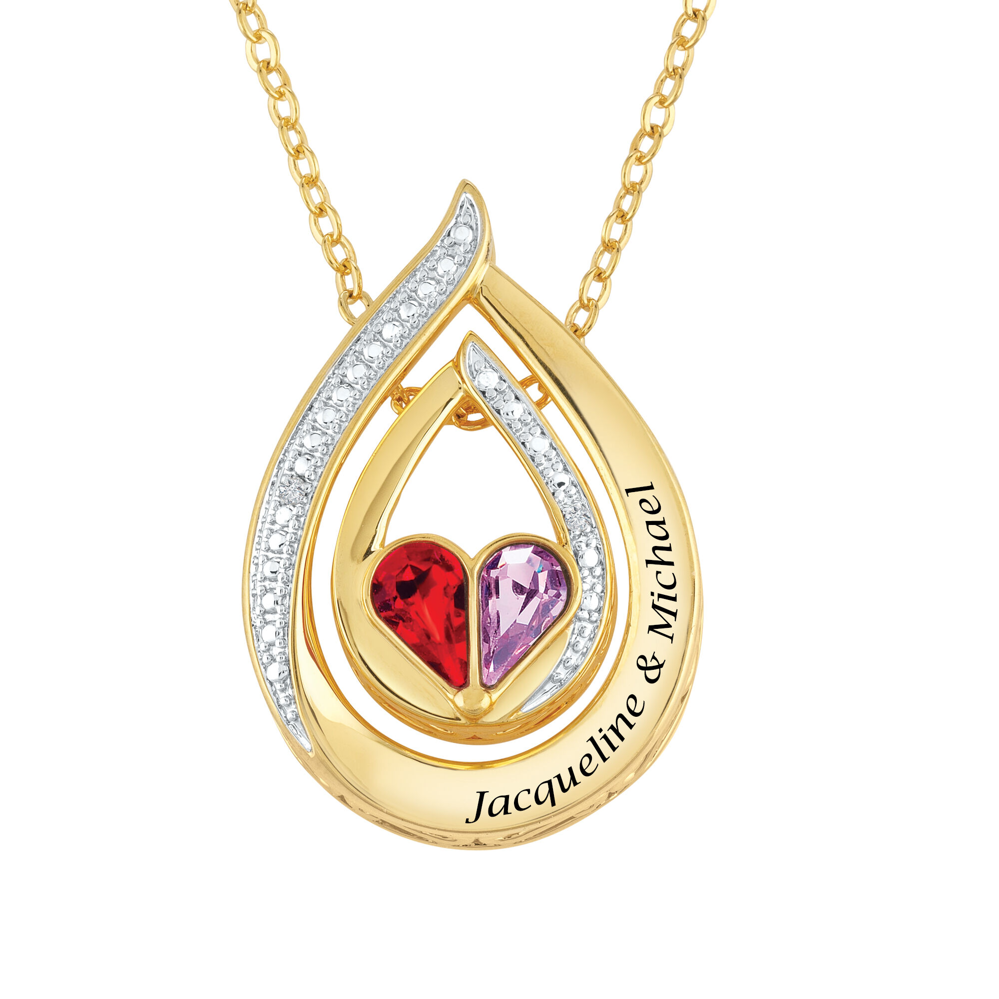 Forever Together Diamond Birthstone Pendant 11490 0012 a main
