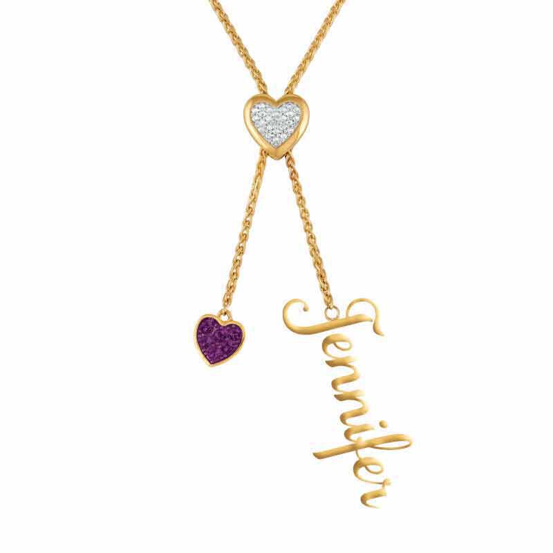 birthstone necklace for daughter