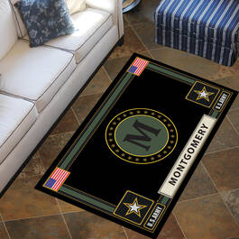 The Personalized Army Accent Rug 11291 0013 m room