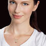 Diamond Initial Horseshoe Pendant 11352 0019 s model