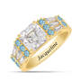 Birthstone Statement Ring 10142 0016 c march