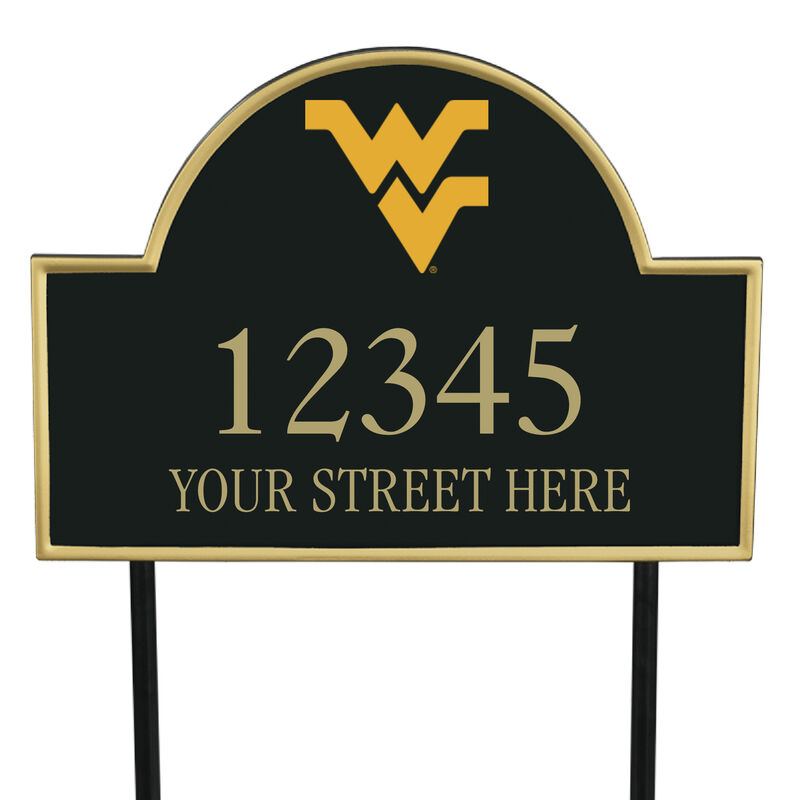 The College Personalized Address Plaque 5716 0384 b West Virginia