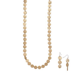 Golden Glamour Trio Necklace&Earring Collection 12113 0033 c necklaceset