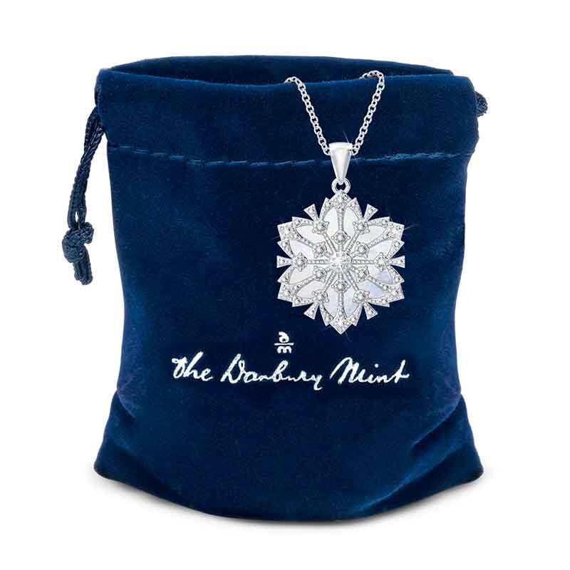 Granddaughter Diamond Snowflake Pendant