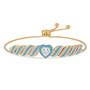 Personalized Everlasting Love Birthstone Bracelet 10674 0012 l december