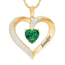 Personalized Birthstone Heart Pendant 5447 001 8 5