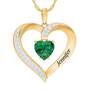 Personalized Birthstone Heart Pendant 5447 001 8 5