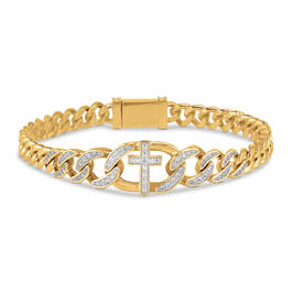 Diamond Cross Monogram Bracelet 12441 0010 b bracelet