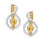 Birthstone Wave Earrings, Birthstone Wave Earrings 2202 0069 k november