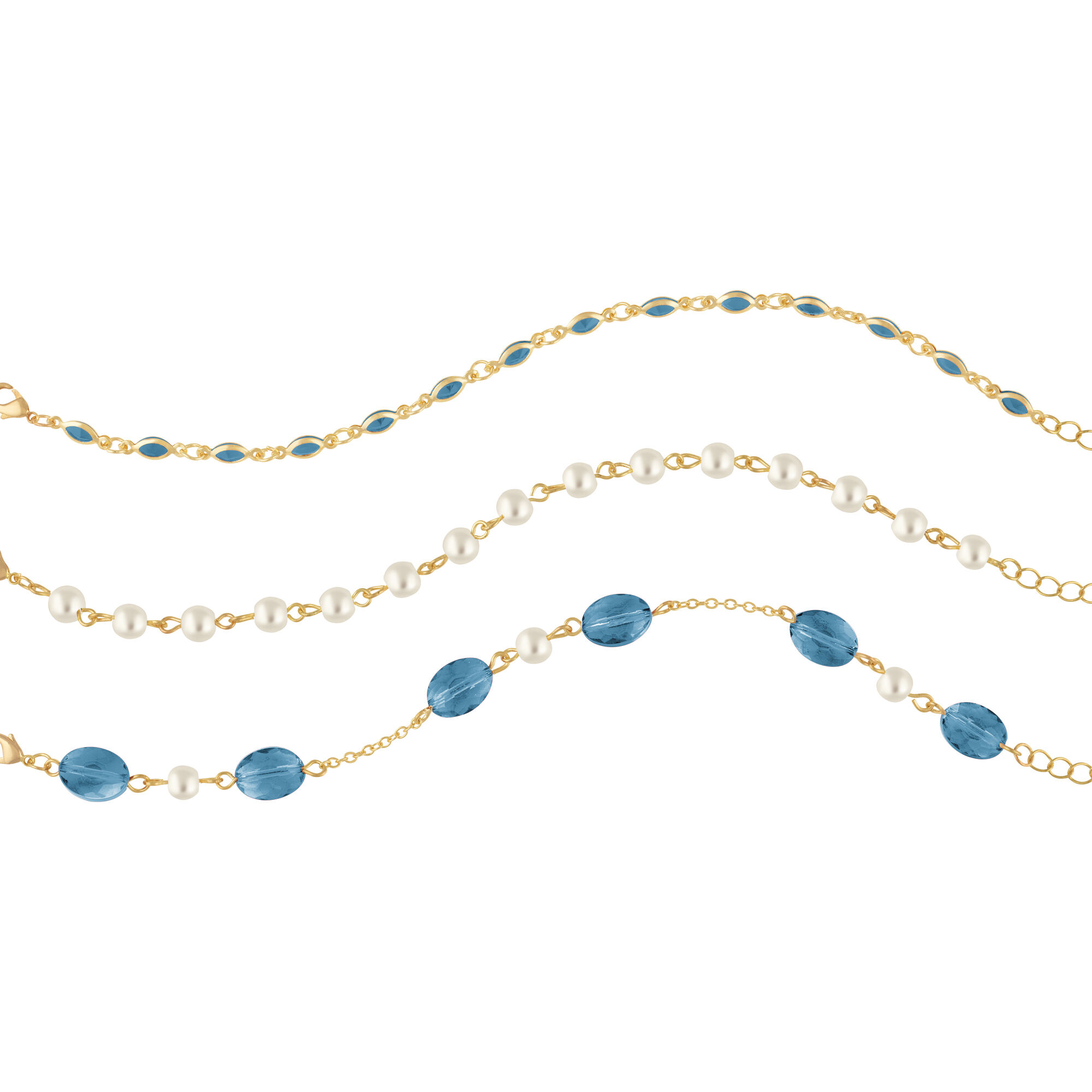 Birthstone Layered Bracelet Set 1478 0100 l december
