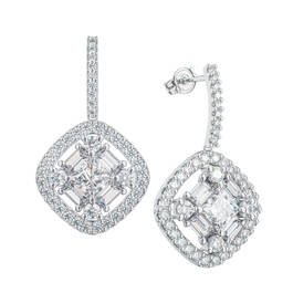 Refined Elegance Sterling Silver Set 6735 0017 c earrings