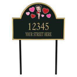 The Betty Boop Personalized Address Plaque 1086 001 3 1