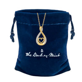 You Hold My Heart Personalized Diamond Pendant 10938 0014 g gift pouch