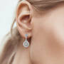 Silver Diamond Earring Set 11610 0017 m model