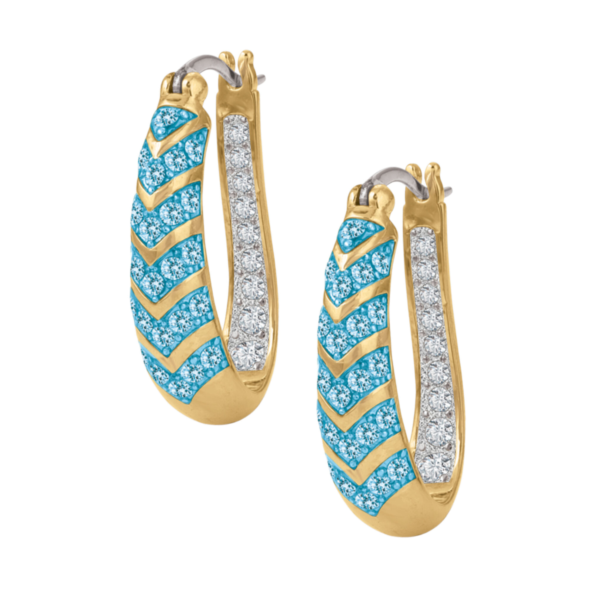 Inside Out Birthstone Hoops 10963 0012 c march