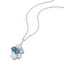 Blue Skies Opal & Topaz Pendant, Blue Skies Opal Topaz Pendant 11541 0011 b angle