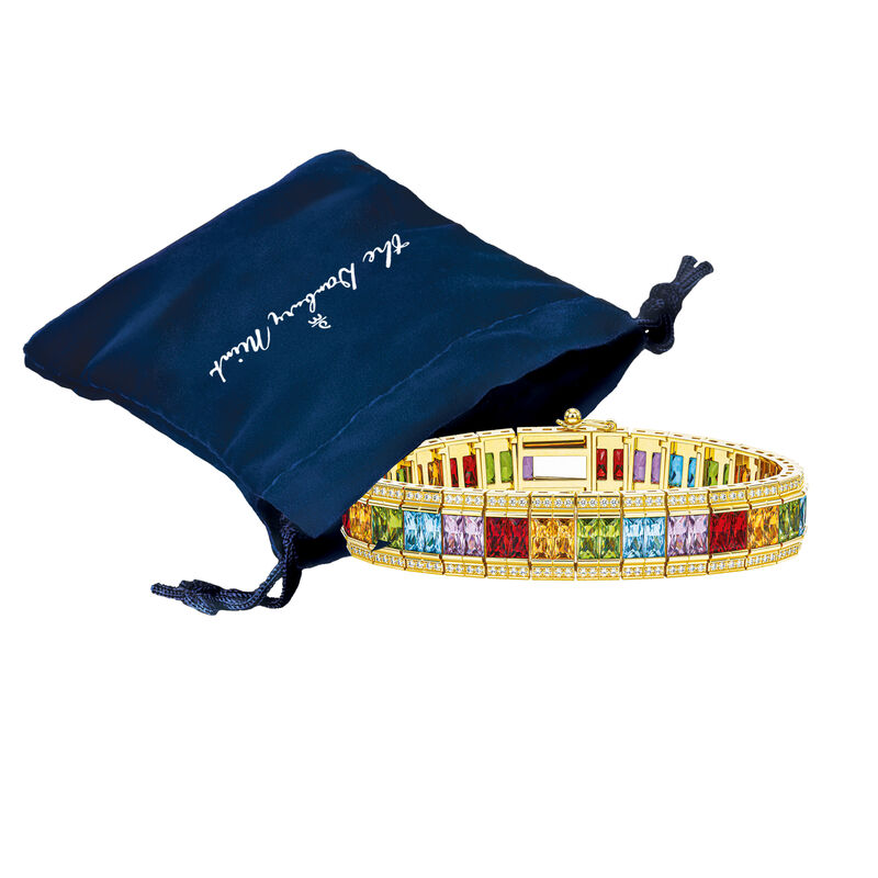 The Rainbow Tennis Bracelet 10290 0016 g gift pouch