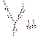 Mulberry Blooms Necklace Earrings 4505 0077 a main