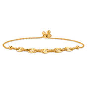 Lavished in Luxury 14kt Gold Bolo Bracelet 11409 0012 a main