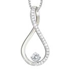 The Birthstone  Diamond Infinity Pendant 5200 001 5 4