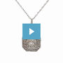 Diamond Octagon Pendant, , video-thumb