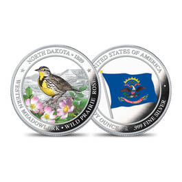 The State Bird and Flower Silver Commemoratives 2167 0104 a commemorativeND