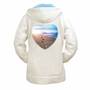 Footprints in the Sand Zip up Hoodie 5800 002 7 3