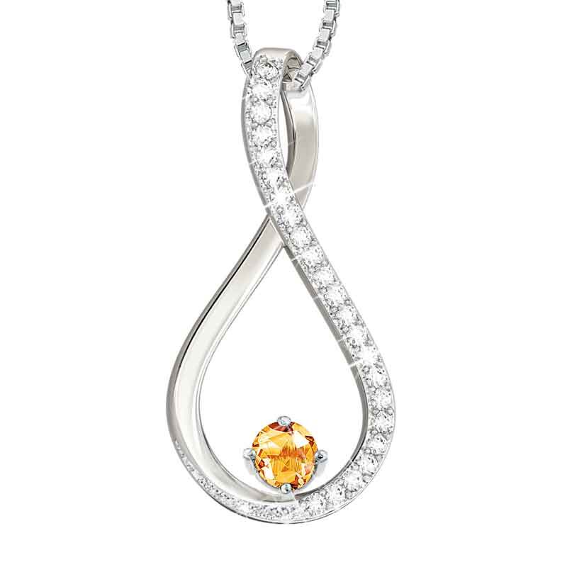 The Birthstone  Diamond Infinity Pendant 5200 001 5 11