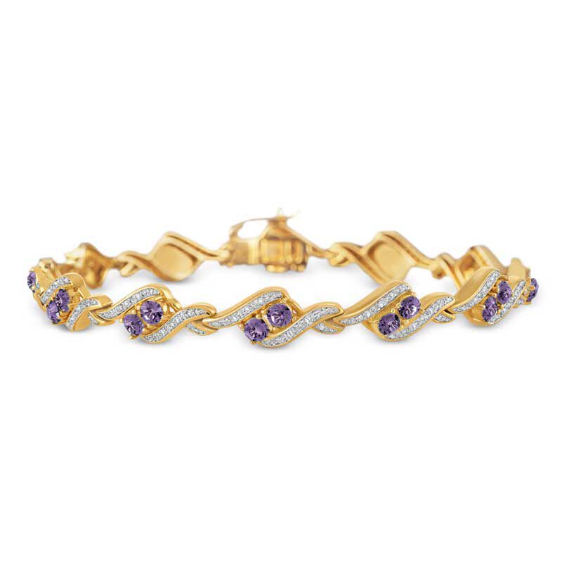 Birthstone  Diamond Bracelet 6321 001 7 2