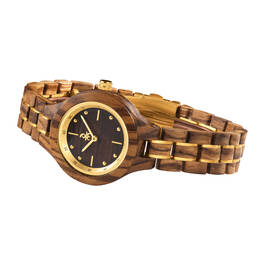 The Natural Womens Wooden Watch 11612 0015 b flat