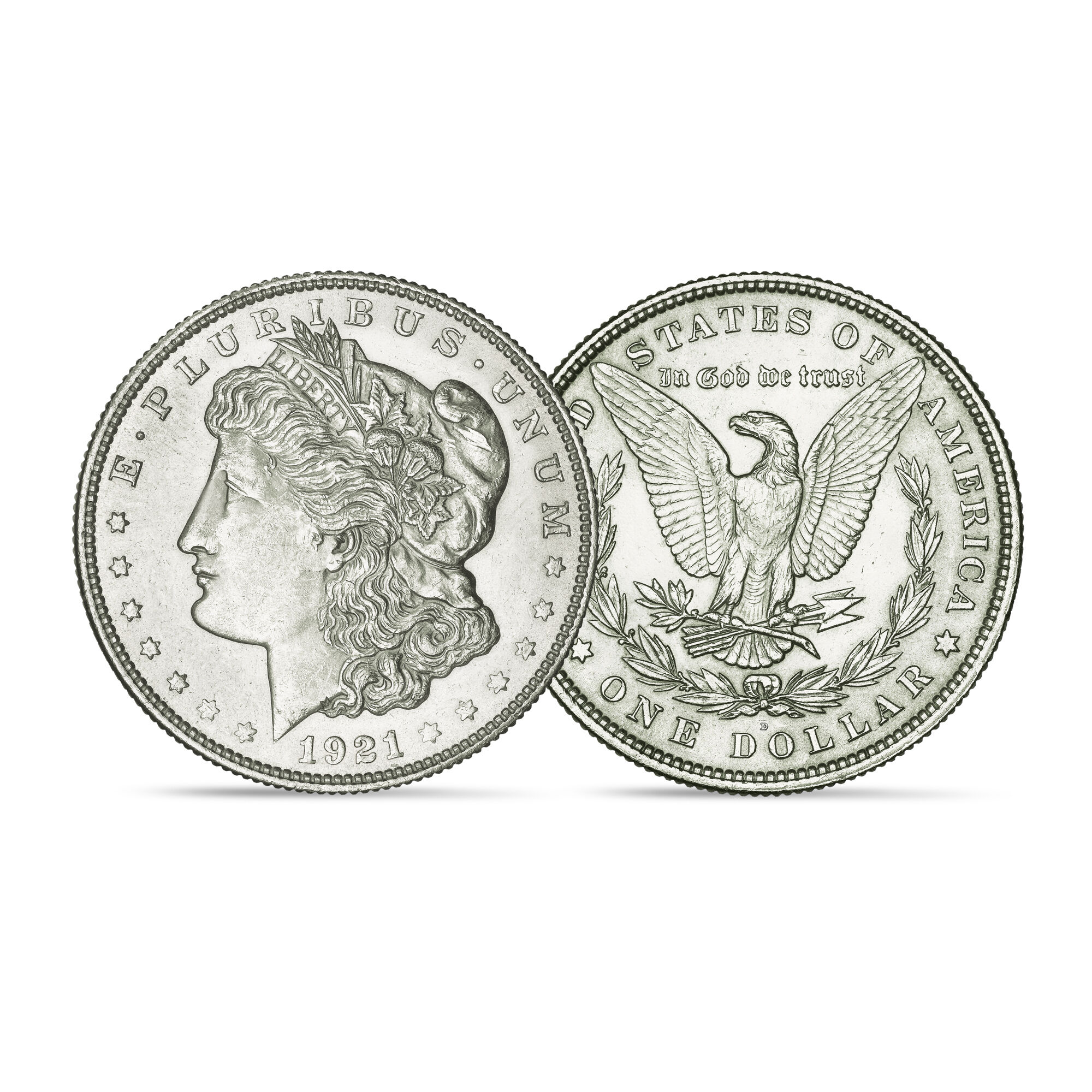 Uncirculated Morgan Silver Dollars
