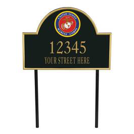 US Marine Corps Personalized Address Plaque 5718 003 6 1