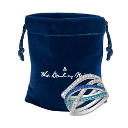 The Sparkling Sea Crystal Ring 12019 0012 g gift pouch
