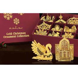 The 2017 Gold Christmas Ornament Collection 5350 001 3 13