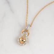 Diamond Infinity Heart Knot Pendant 11142 0824 m lifestyle