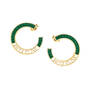 Custom Birthstone Hoops 11963 0010 e may