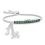 Personalized Birthstone Bolo Bracelet--A-A, Personalized Birthstone Bolo Bracelet 1864 002 9 5