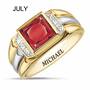 Birthstone Executive Ring 5434 001 3 8