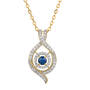 Sparkling Embrace Genuine Birthstone Pendant, Sparkling Embrace Genuine White Topaz Pendant 12302 0018 i september