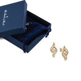 16 Carat Swirl Earrings 12015 0032 g giftbox pouch