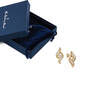 2-Carat Swirl Earrings, 16 Carat Swirl Earrings 12015 0032 g giftbox pouch