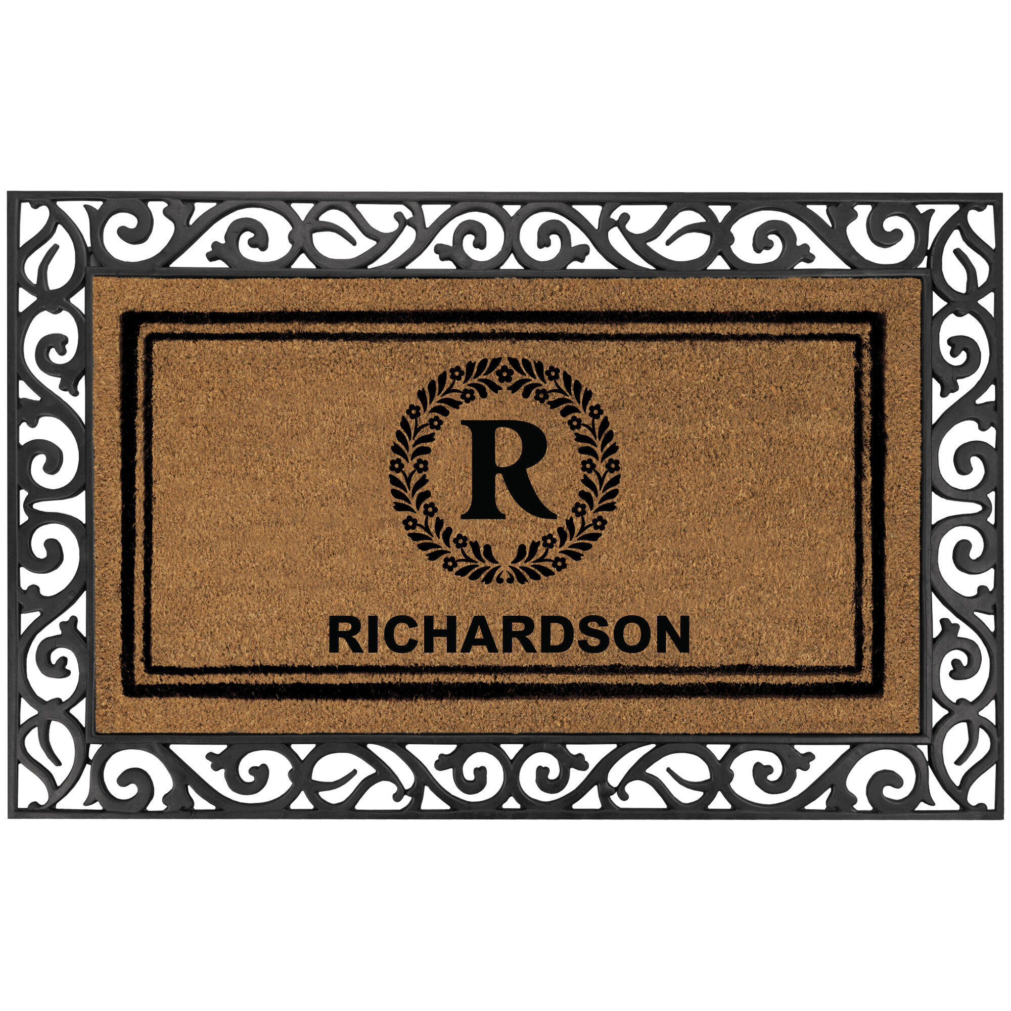 The Monogrammed Welcome Mat 6102 0012 a main