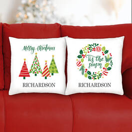 The Personalized Family Christmas Pillow Set 12222 0015 m room