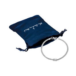 Sicilian Knot Silver Bracelet 12142 0012 g gift pouch