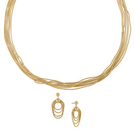 The Golden Cascade Necklace with FREE Matching Earrings 12328 0018 a main