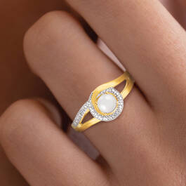 June Birthstone Diamond Swirl Ring 11760 0064 m model